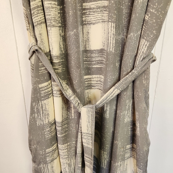 Marc Jacobs Gray Plaid Sleeveless V-Neck Dress Pockets Knee Length Classic XS - Picture 5 of 10